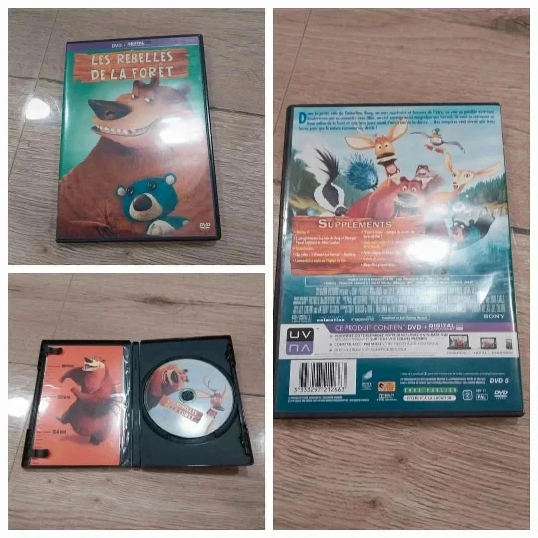 dvd les rebelles de la forêt
